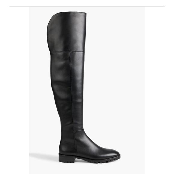 STUART WEITZMAN Amber black leather over-the-knee boots size 35.5/ US 5 (New) - Picture 2 of 9
